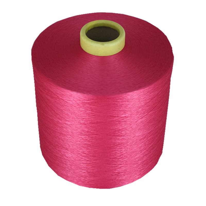 polyester color yarn dty 150D for woven labels